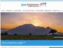 Tablet Screenshot of javaexplorers.com